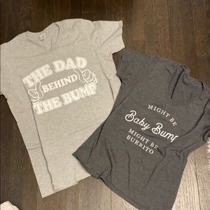 🙏🏼👼🏼🤰💁🏼🤰🤰Baby SOON COUPLE shirts